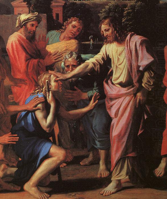Jesus Healing the Blind of Jericho, Nicolas Poussin